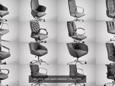 20 office chair pack collection 