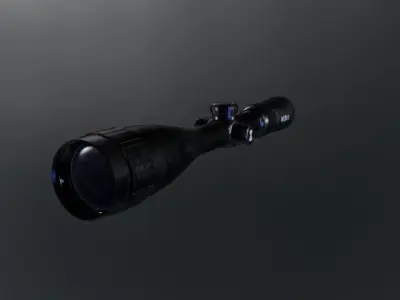 Sniper Scope Game Ready  Low-poly 3D model purchase