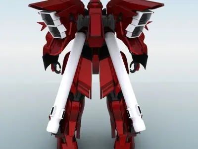 MSN-06S Sinanju Ver Ka 3D model