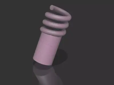 Molla per valvola motore Free low-poly 3D model