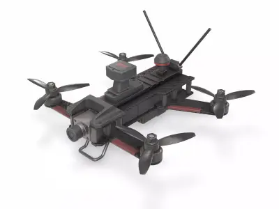Drone L2 Low-poly 3D model