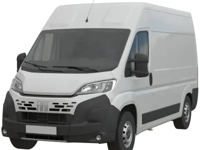 2024 FIAT DUCATO  L2H2 Detailed interior 3D model