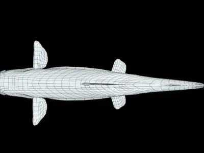 Brown Trout Low-poly 3D model