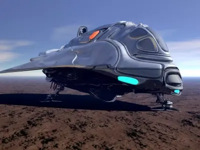 XTD27 Stealth Hunter 3D model