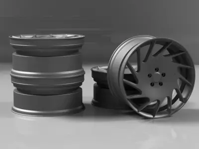 rim Vossen VLE1 rim 3D model