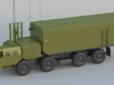 Command Post 55K6E 3D model