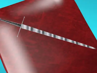 Long Sword Medieval Historical Accurate  Low-poly 3D model
