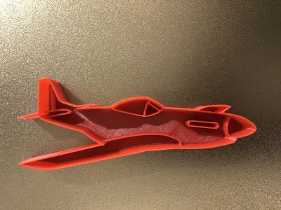 P 51D Cookie Cutter 3D print model