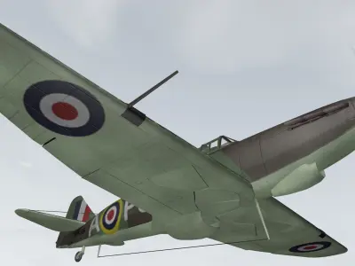Boulton Paul Defiant Mk-2 3D model