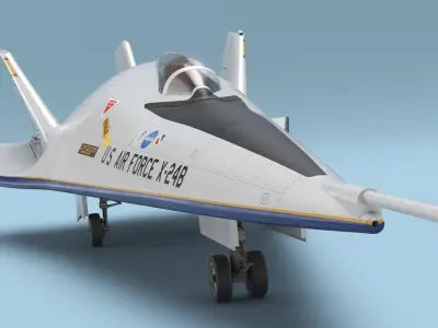 Experimental Aircraft Martin Marietta X-24B 3D model purchase