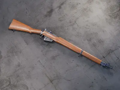 British WWII Weapons Pack - Midpoly Game and VFX-Ready Low-poly 3D model