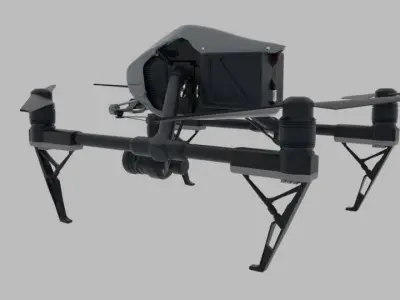 dji inspire 2 3D model