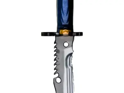 Tactical Blade Knife Free low-poly 3D model