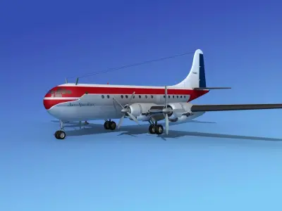 Boeing 377 Aero Spacelines 3D model