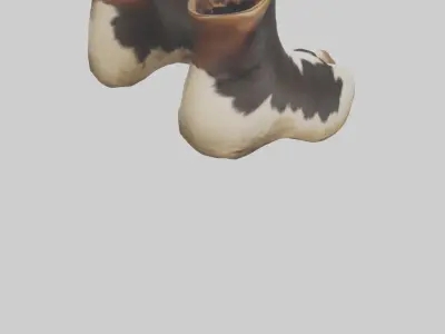 Cow Hooves Model 3D model