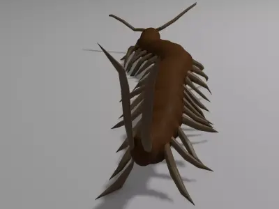 Centipede Obj plus Blender 3D model