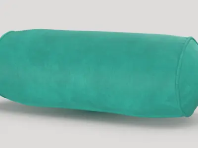 Bolster Cushion 03 Green 3D model