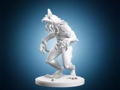 Deep Sea Monster Cthulhu 3D print model