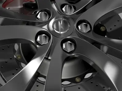 Opel Insignia wheel 3D model