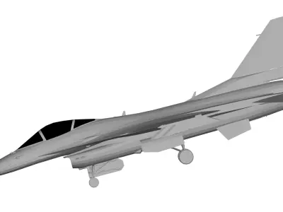 Mitsubishi F-2 3D model