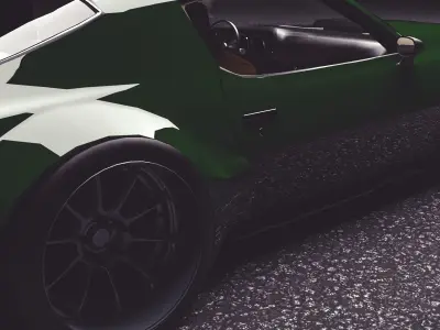 CAMARO Z28 1970 WIDE BODY Free 3D model