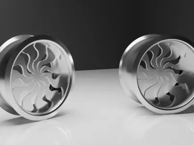 Racing Wheels 3D model