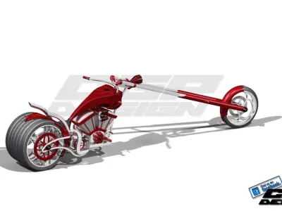 Chopper CHIKA design by paX CGPdesign 3D model