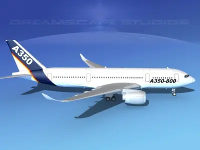 Airbus A350-800 Airbus 2 3D model