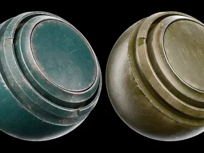 Metal Smart Materials vol 02 3D model