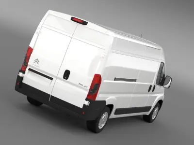 Citroen Relay Van L3H2 2017 3D model