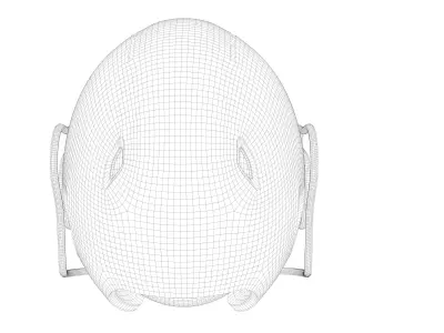 Helmet Low-poly 3D model