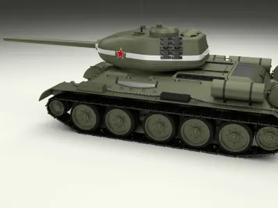 T-34 76 85 Pack 3D model