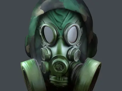 Helmet 3d model military combat Military Low-poly Low-poly 3D model