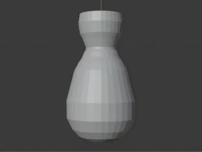 Big Potery Vase Free low-poly 3D model