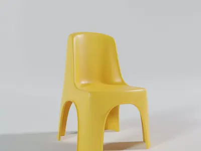 Kid Plastic Chair 3D model