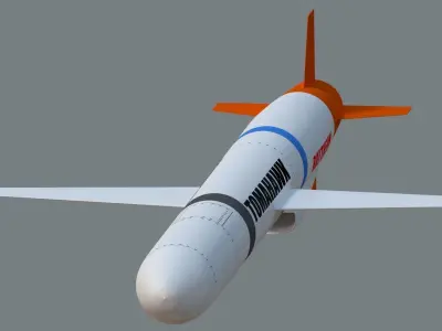 BGM 109 Tomahawk Low-poly 3D model