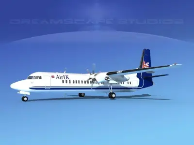 Fokker F-60 Air UK 2 3D model