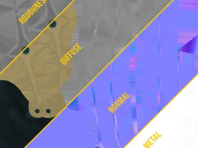 Shamshir Low-poly 3D model