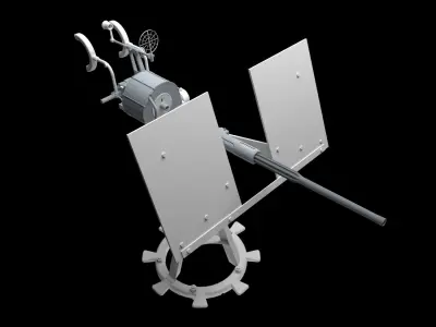 20 mm Oerlikon Gun pt 2 3D model