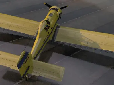 Air Tractor AT-300 3D model