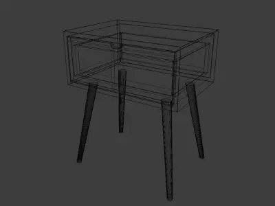 Modern nightstand Free 3D model