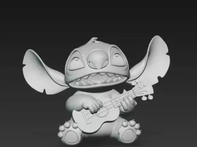 Stitch - Ukelele 3D print model