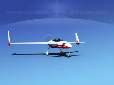 Rutan Long-EZ V11 3D model