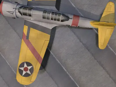 Vought SB2U Vindicator 3D model