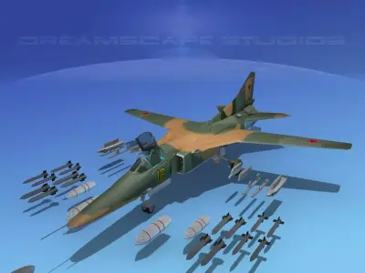 Mig-27 Flogger V08 Russia 3D model