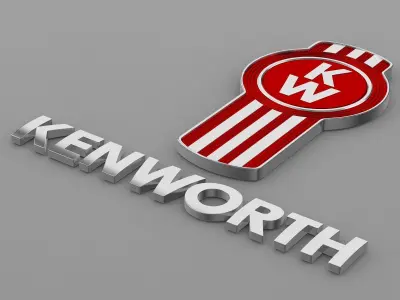kenworth logo 3D model