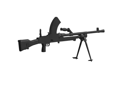 Bren Mk II machine gun 3D model
