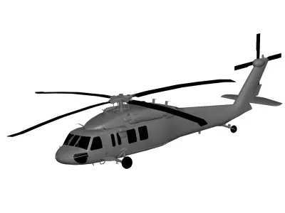 Sikorsky UH-60 Black Hawk 3D model