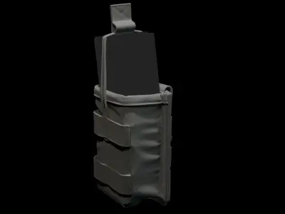 Marvelous Designer AR15 Ammo Pouch 3D model