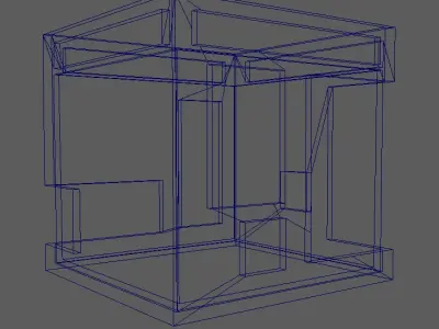 Fancy Aquarium Low-poly 3D model